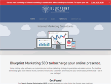 Tablet Screenshot of blueprintmarketing.com